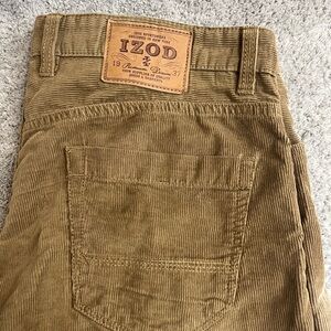 IZOD Khaki Corduroy Pants
